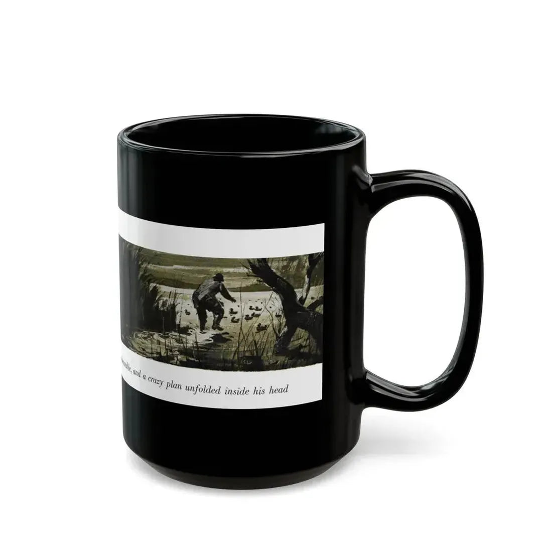 An Act Of Faith (2), Cosmopolitan, May 1953 - Black Coffee Mug - Go Mug Yourself