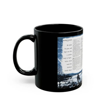 An Act Of Faith (3), Cosmopolitan, May 1953 - Black Coffee Mug - Go Mug Yourself