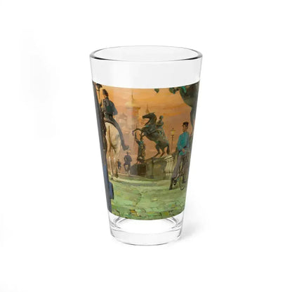 An Affair of Destiny, Saturday Evening Post interior illustration (Magazine Illustration) Pint Glass 16oz 16oz - Go Mug Yourself