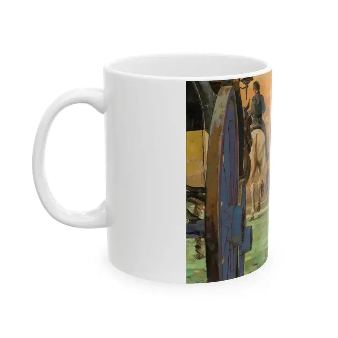 An Affair of Destiny, Saturday Evening Post interior illustration - White Coffee Mug - Go Mug Yourself