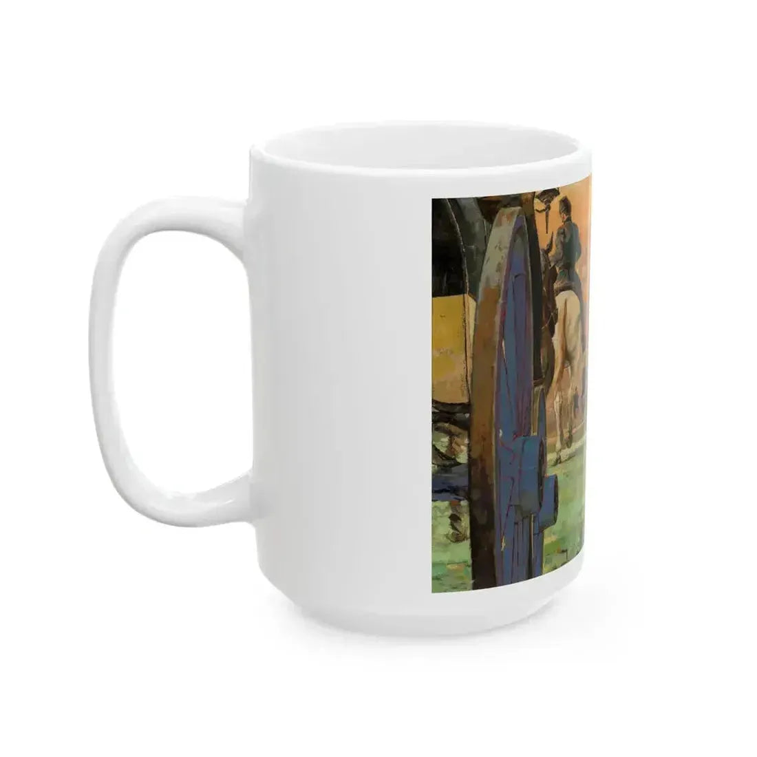An Affair of Destiny, Saturday Evening Post interior illustration - White Coffee Mug - Go Mug Yourself