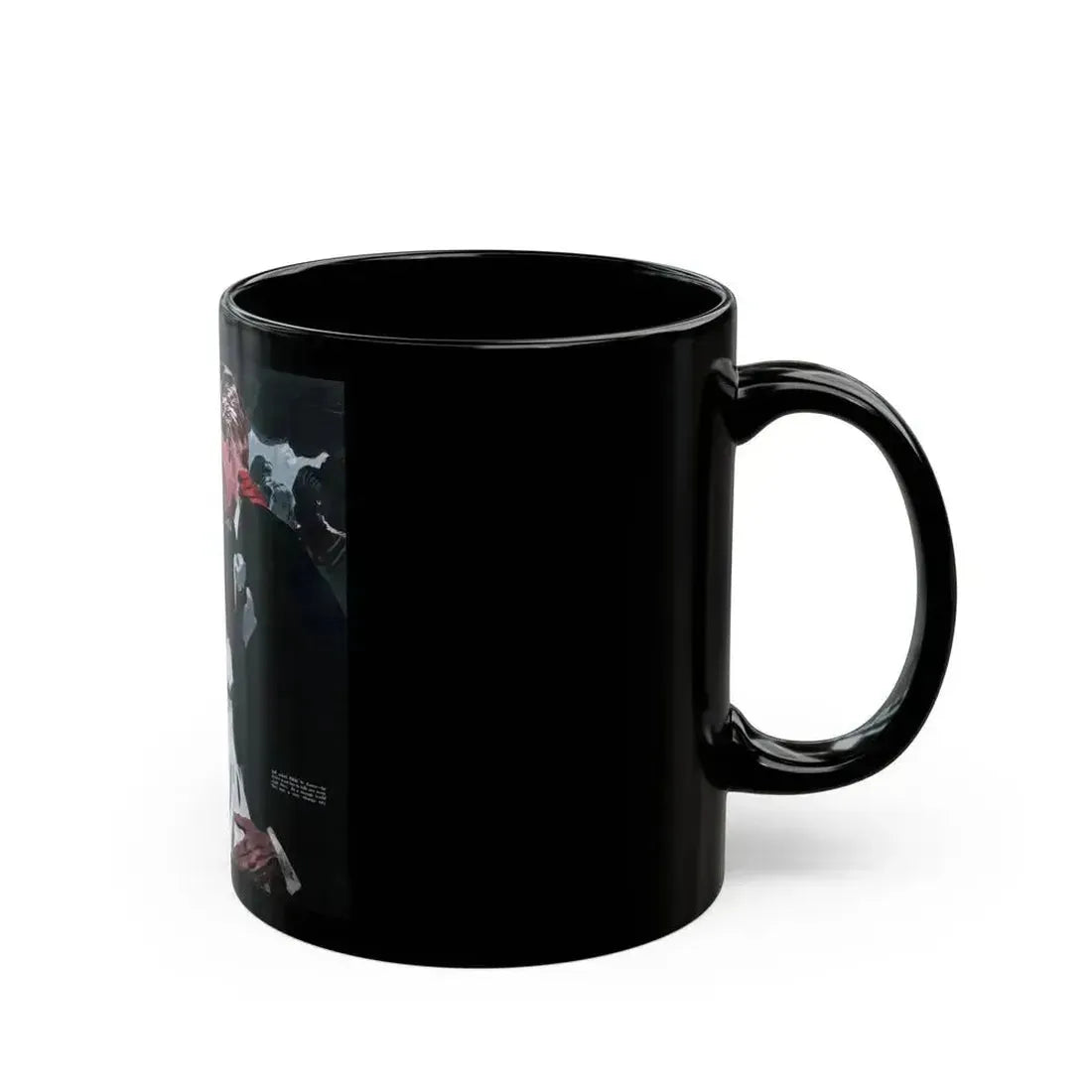 An Affair of State, part 2, Collier's, August 14, 1948 - Black Coffee Mug - Go Mug Yourself