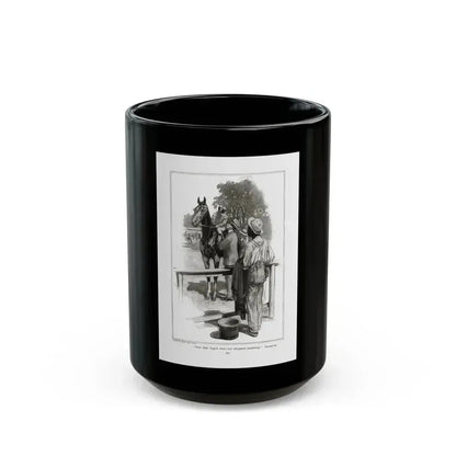 An Also Ran (2), RedBook magazine, September 1905 - Black Coffee Mug 15oz - Go Mug Yourself