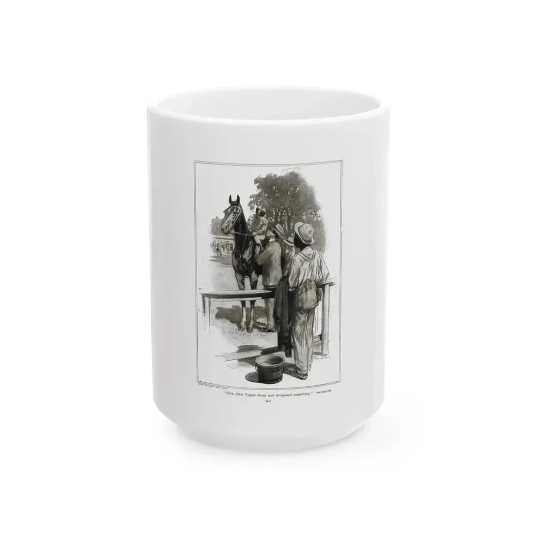 An Also Ran (2), RedBook magazine, September 1905 - White Coffee Mug 15oz - Go Mug Yourself