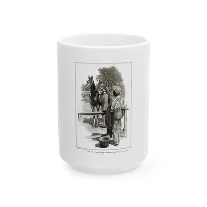 An Also Ran (2), RedBook magazine, September 1905 - White Coffee Mug 15oz - Go Mug Yourself