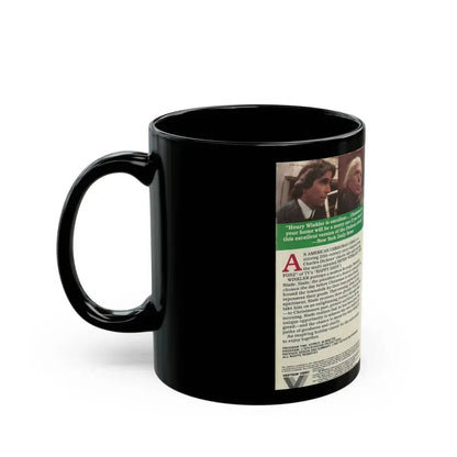 AN AMERICAN CHRISTMAS CAROL HENRY WINKLER (VHS COVER) - Black Coffee Mug - Go Mug Yourself