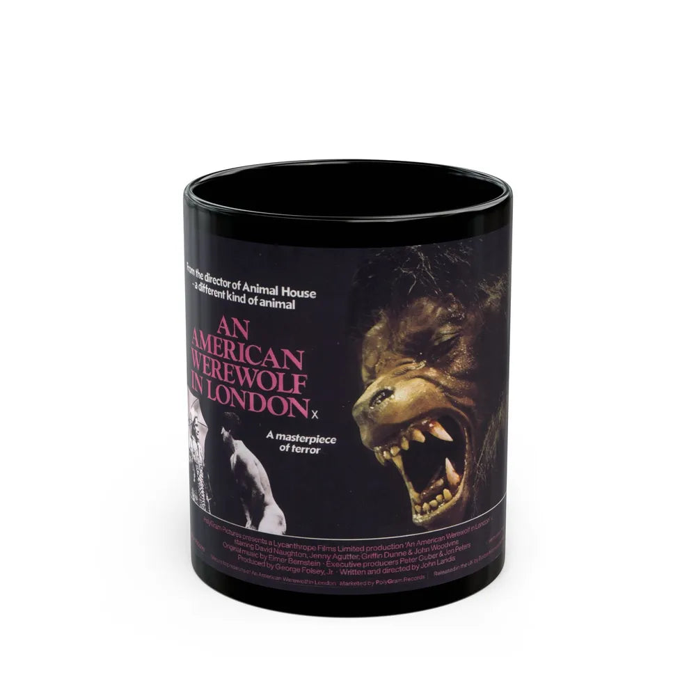 AN AMERICAN WEREWOLF IN LONDON (2) 1981 Movie Poster - Black Coffee Mug-11oz-Go Mug Yourself