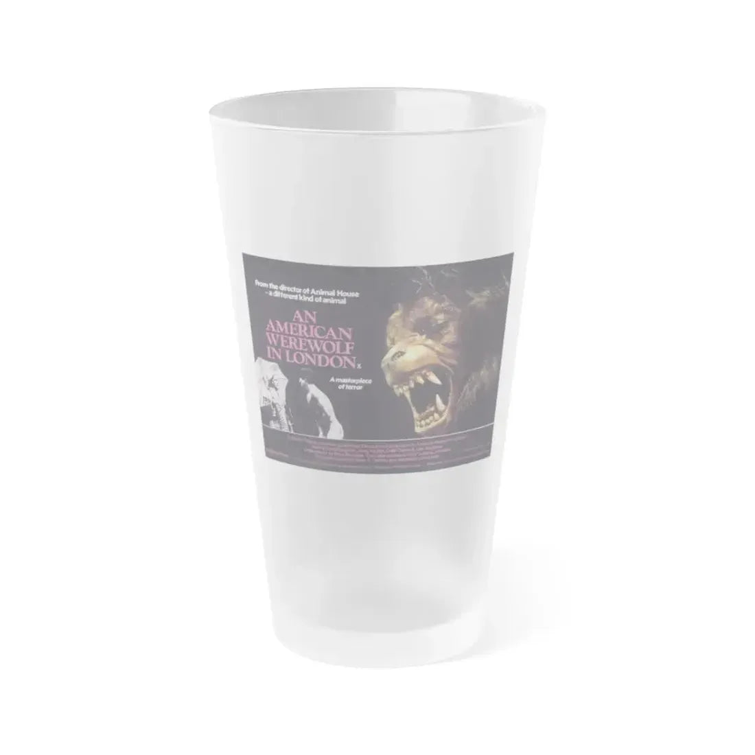 AN AMERICAN WEREWOLF IN LONDON (2) 1981 Movie Poster - Frosted Pint Glass 16oz Default Title - Go Mug Yourself