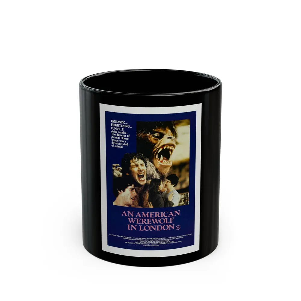 AN AMERICAN WEREWOLF IN LONDON (3) 1981 Movie Poster - Black Coffee Mug-11oz-Go Mug Yourself