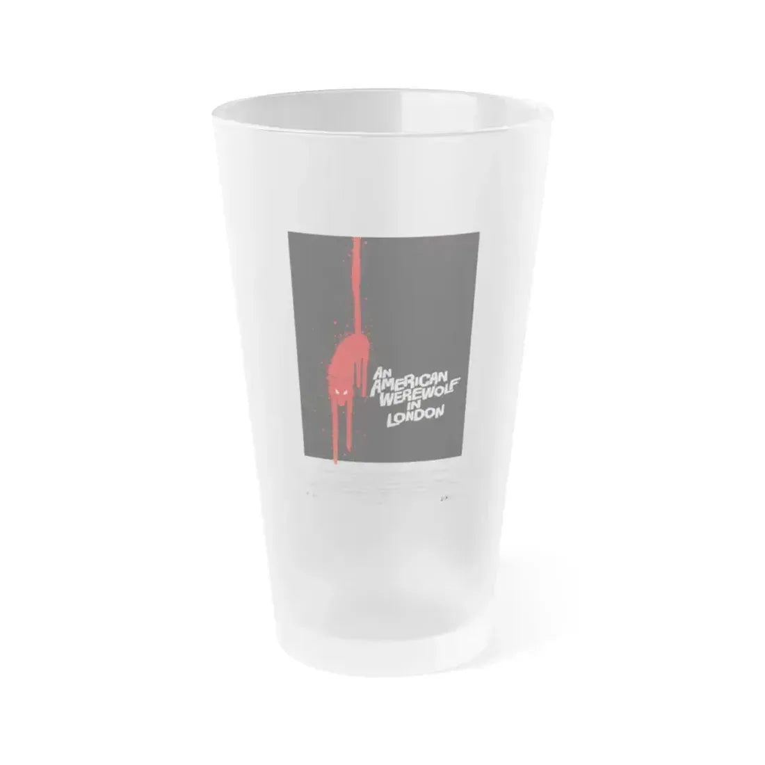 AN AMERICAN WEREWOLF IN LONDON (4) 1981 Movie Poster - Frosted Pint Glass 16oz - Go Mug Yourself
