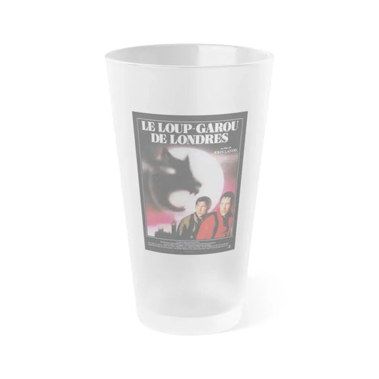 AN AMERICAN WEREWOLF IN LONDON (FRENCH) 1981 Movie Poster - Frosted Pint Glass 16oz Default Title - Go Mug Yourself