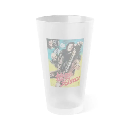 AN AMERICAN WEREWOLF IN LONDON (JAPAN) 1981 Movie Poster - Frosted Pint Glass 16oz 16oz Frosted - Go Mug Yourself
