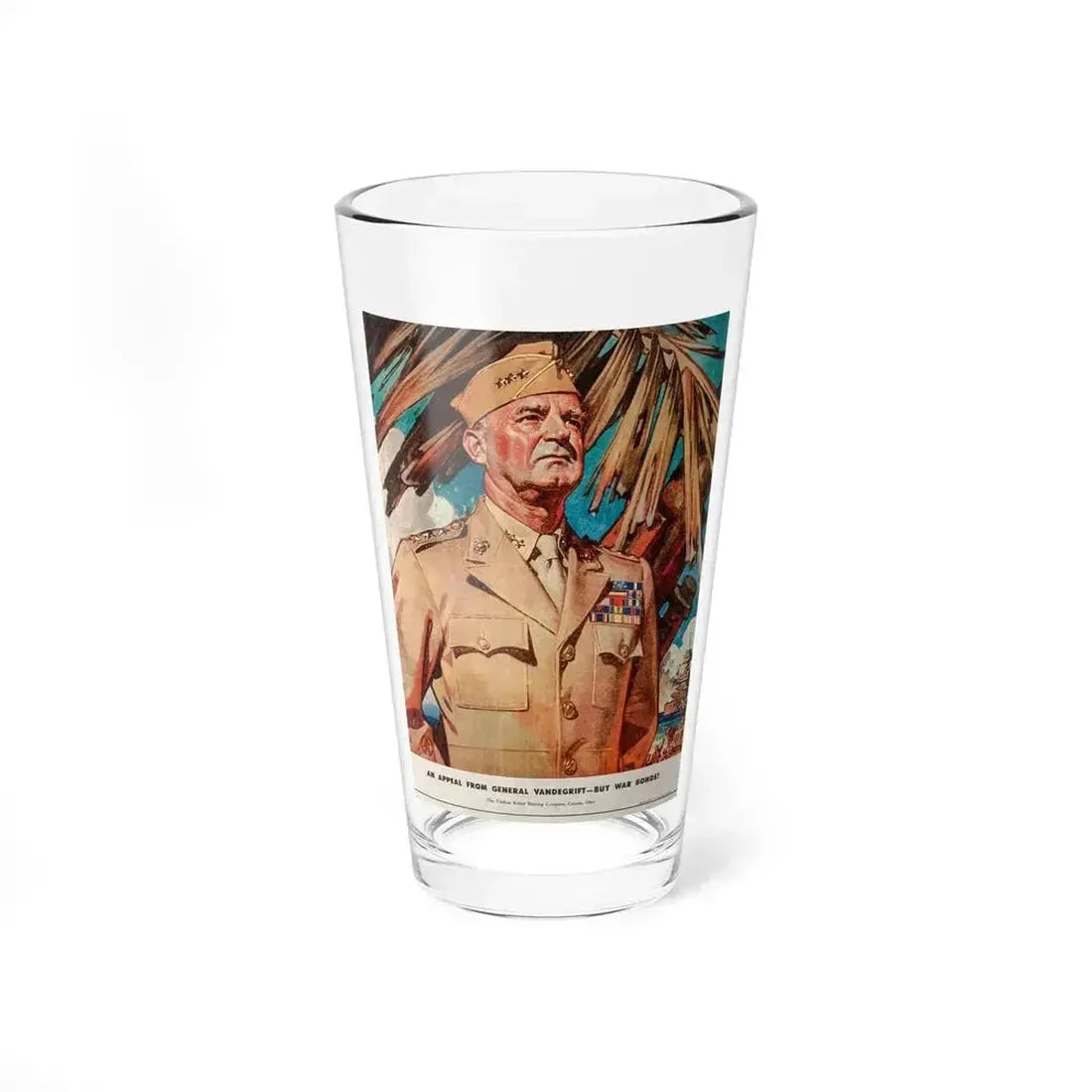 An Appeal from General Vandegrift, 1944 (Magazine Illustration) Pint Glass 16oz 16oz - Go Mug Yourself