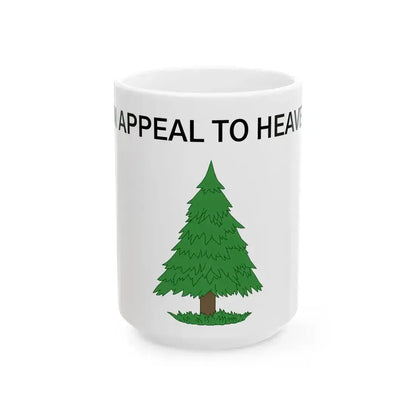 An Appeal to Heaven Flag (United States) White Coffee Mug 15oz - Go Mug Yourself