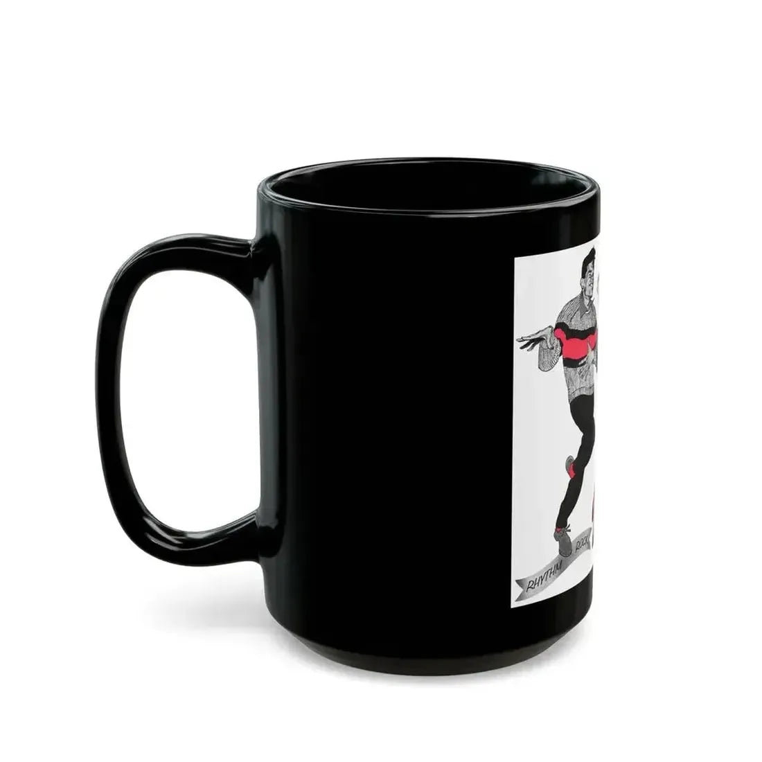 An article on dance steps, Woman's Own magazine, 1959 - Black Coffee Mug - Go Mug Yourself