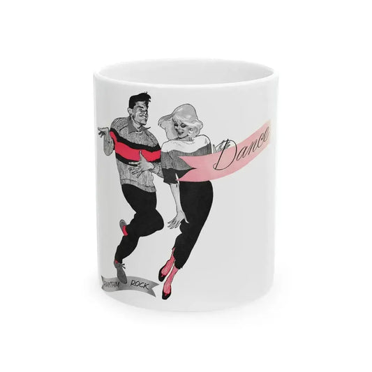 An article on dance steps, Woman's Own magazine, 1959 - White Coffee Mug 11oz - Go Mug Yourself