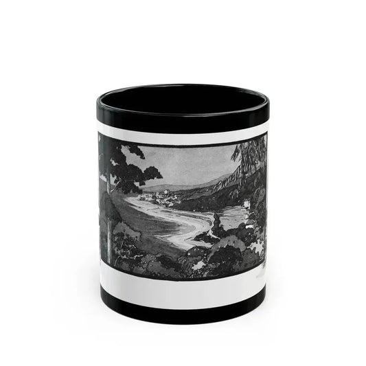 An Author In France by J. D. Beresford, Good Housekeeping magazine, 1927 - Black Coffee Mug 11oz - Go Mug Yourself