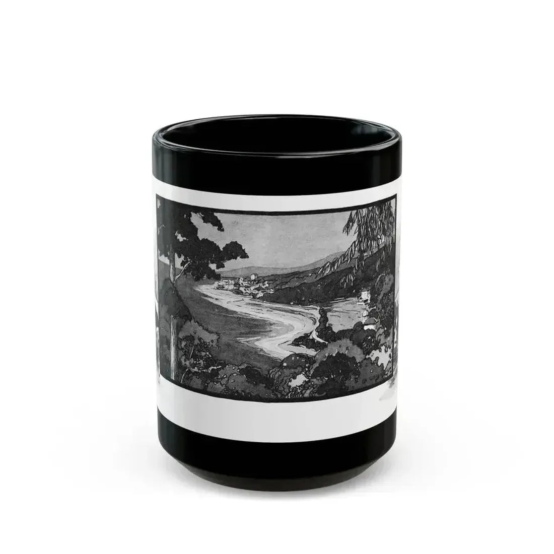 An Author In France by J. D. Beresford, Good Housekeeping magazine, 1927 - Black Coffee Mug 15oz - Go Mug Yourself
