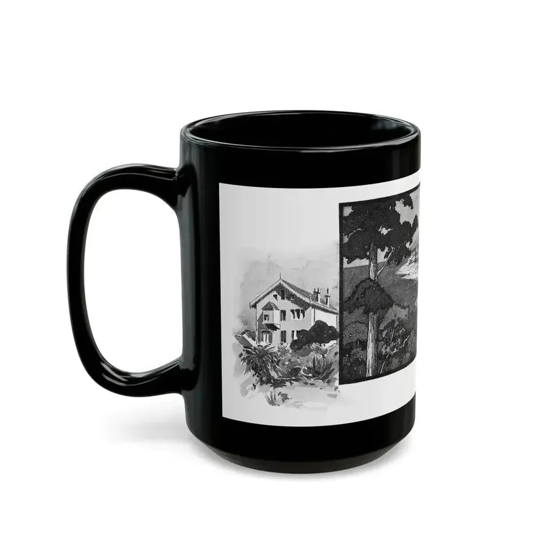 An Author In France by J. D. Beresford, Good Housekeeping magazine, 1927 - Black Coffee Mug - Go Mug Yourself