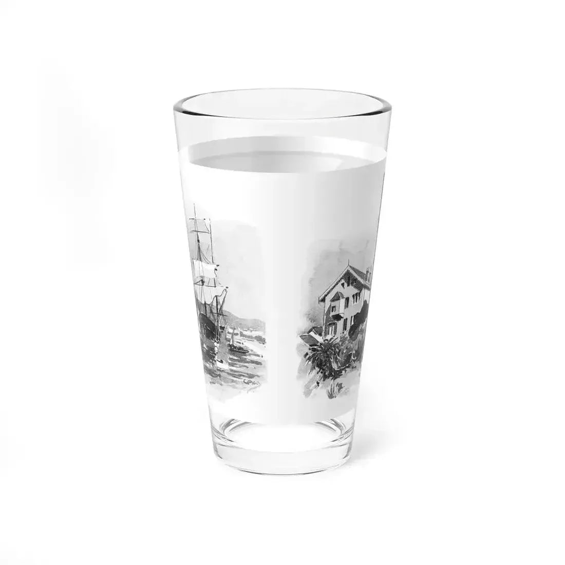 An Author In France by J. D. Beresford, Good Housekeeping magazine, 1927 (Magazine Illustration) Pint Glass 16oz - Go Mug Yourself