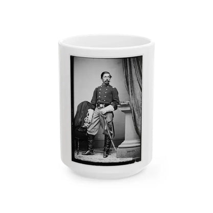 A.N. Duffie (U.S. Civil War) White Coffee Mug 15oz - Go Mug Yourself