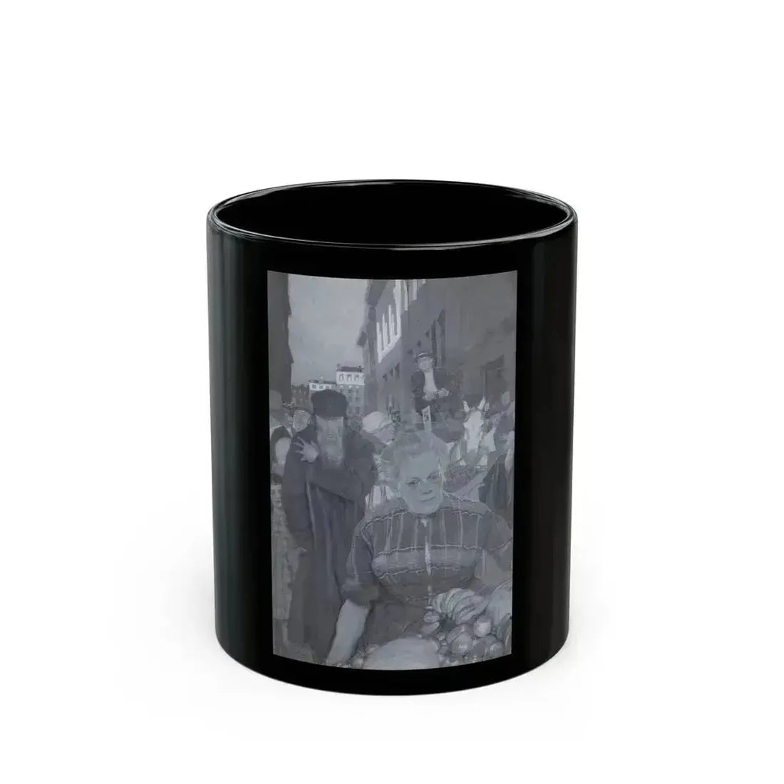 An East Side Market, 1912 - Black Coffee Mug 11oz - Go Mug Yourself