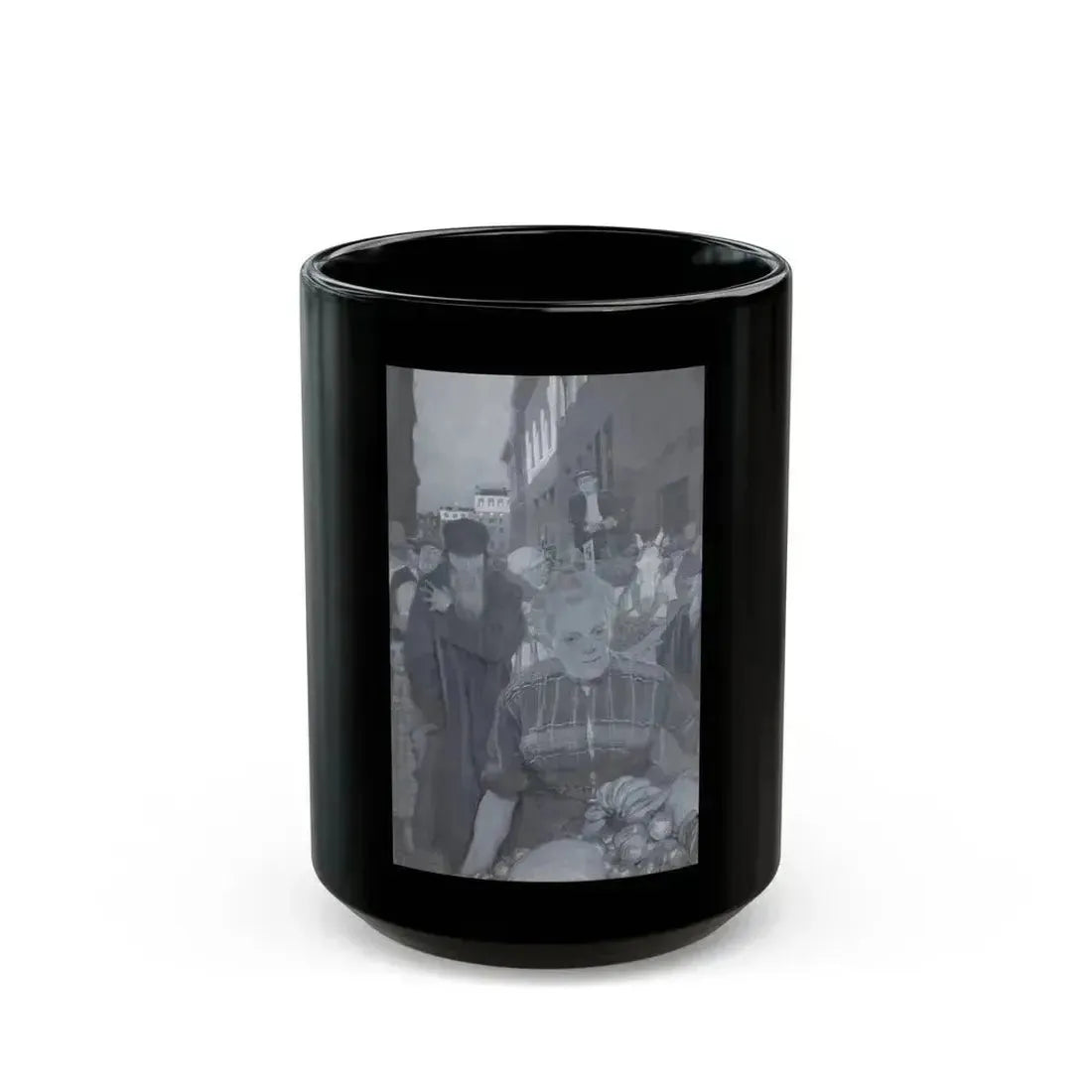 An East Side Market, 1912 - Black Coffee Mug 15oz - Go Mug Yourself