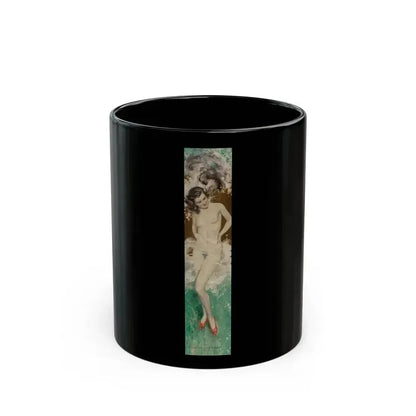 An Elegant Nude, 1934 - Black Coffee Mug 11oz - Go Mug Yourself