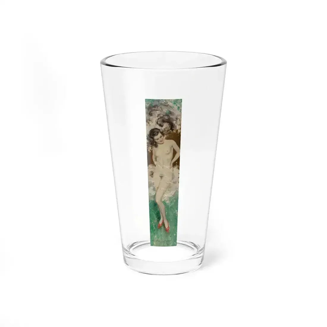 An Elegant Nude, 1934 (Magazine Illustration) Pint Glass 16oz 16oz - Go Mug Yourself