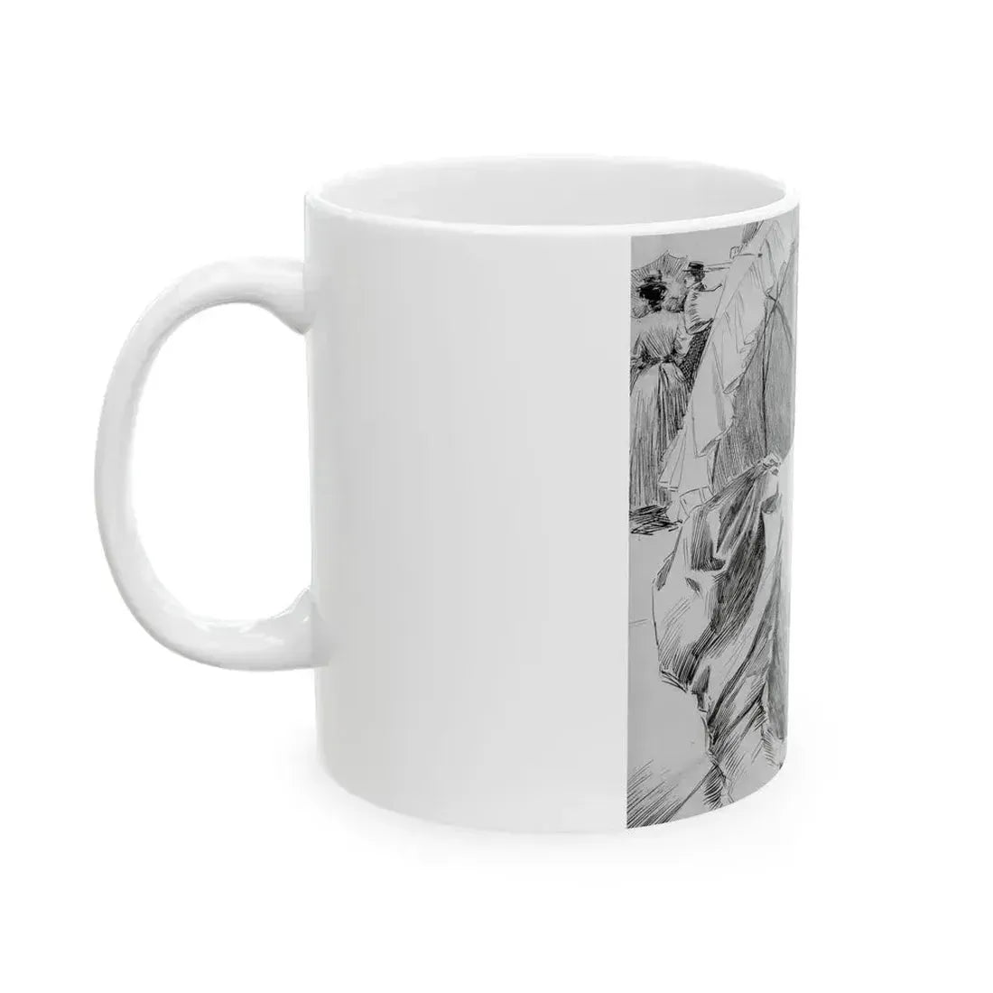 An Enthusiast, Puck interior illustration, 1897 - White Coffee Mug - Go Mug Yourself