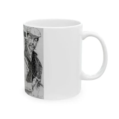 An Enthusiast, Puck interior illustration, 1897 - White Coffee Mug - Go Mug Yourself