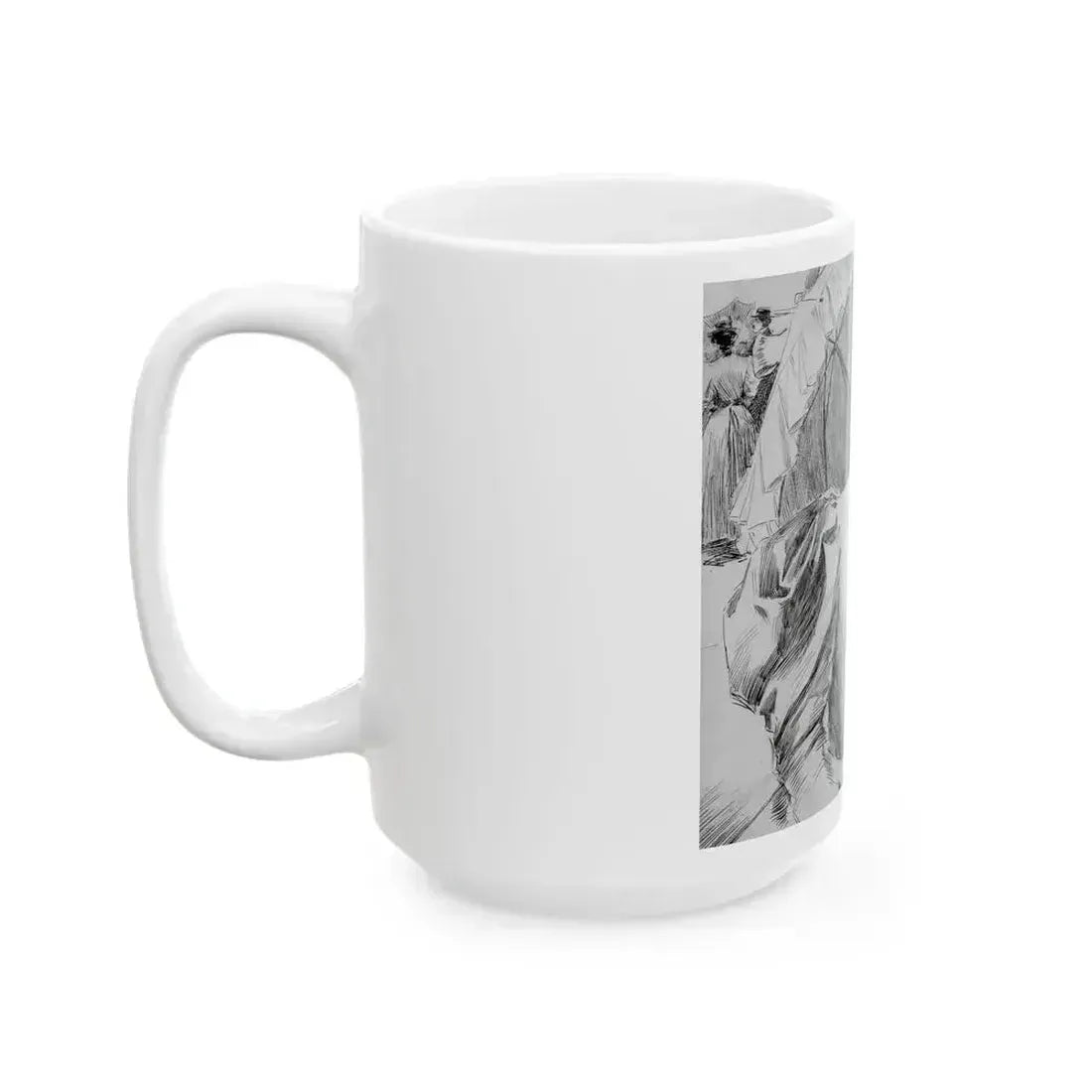 An Enthusiast, Puck interior illustration, 1897 - White Coffee Mug - Go Mug Yourself