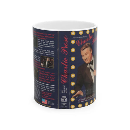 AN EVENING WITH CHARLIE PROSE (VHS COVER) - White Coffee Mug-11oz-Go Mug Yourself