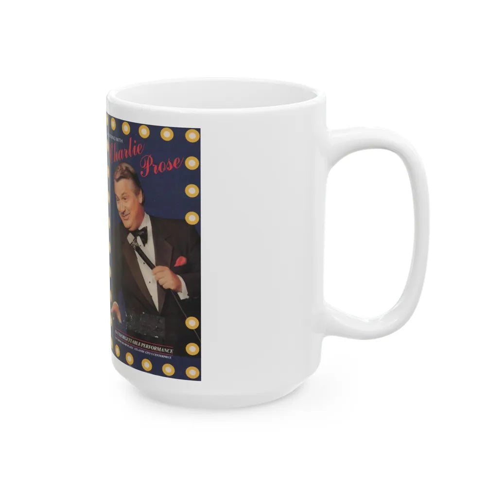 AN EVENING WITH CHARLIE PROSE (VHS COVER) - White Coffee Mug-Go Mug Yourself