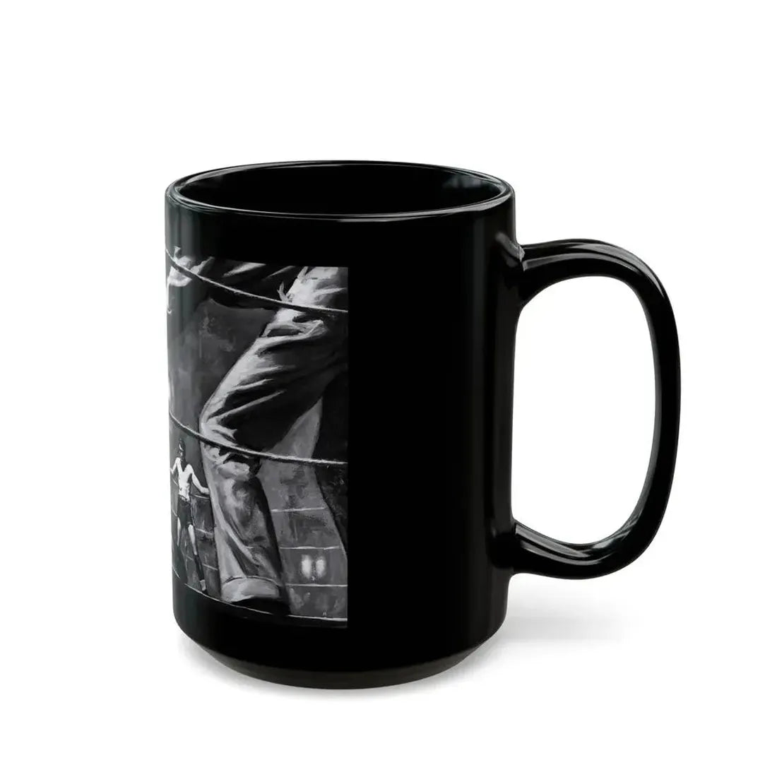 An Eye for Pugs, Real magazine, May 1957 - Black Coffee Mug - Go Mug Yourself