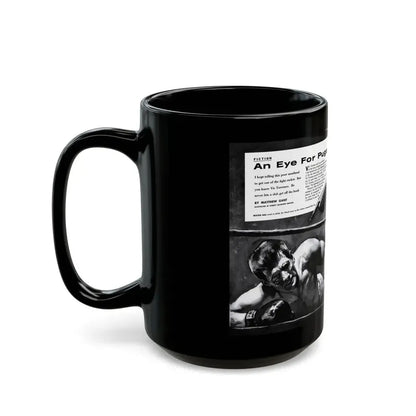 An Eye for Pugs, Real magazine, May 1957 - Black Coffee Mug - Go Mug Yourself