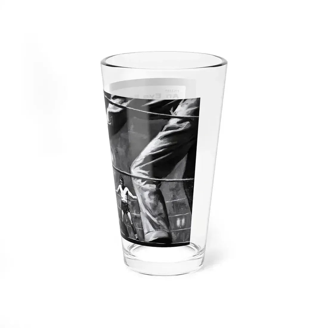 An Eye for Pugs, Real magazine, May 1957 (Magazine Illustration) Pint Glass 16oz - Go Mug Yourself