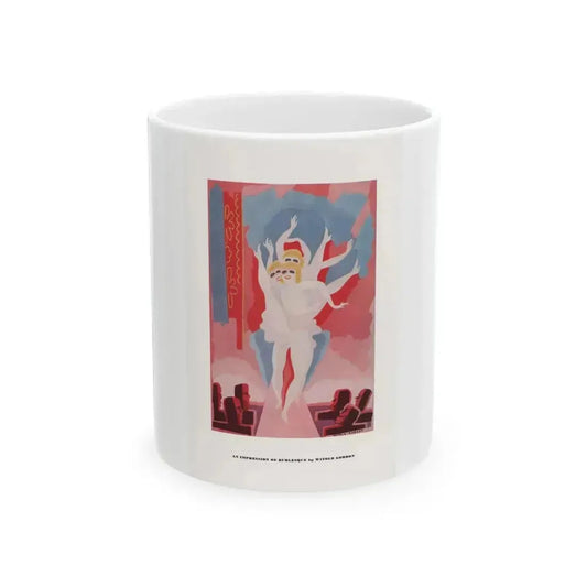 An Impression Of Burlesque, Esquire, Autumn 1933 - White Coffee Mug 11oz - Go Mug Yourself