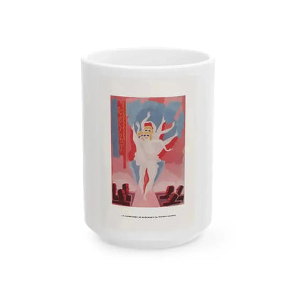 An Impression Of Burlesque, Esquire, Autumn 1933 - White Coffee Mug 15oz - Go Mug Yourself