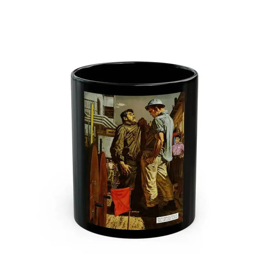 An Informal Discussion, 1952 - Black Coffee Mug 11oz - Go Mug Yourself