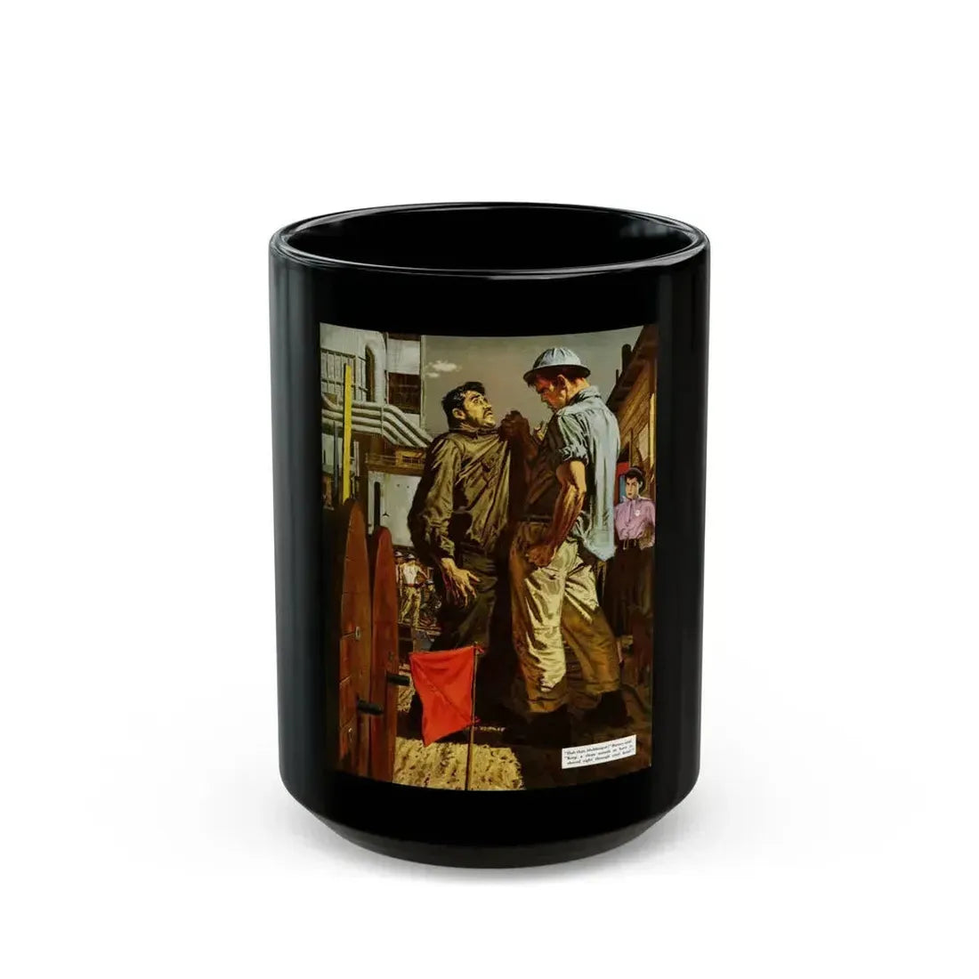 An Informal Discussion, 1952 - Black Coffee Mug 15oz - Go Mug Yourself