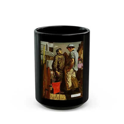 An Informal Discussion, 1952 - Black Coffee Mug 15oz - Go Mug Yourself
