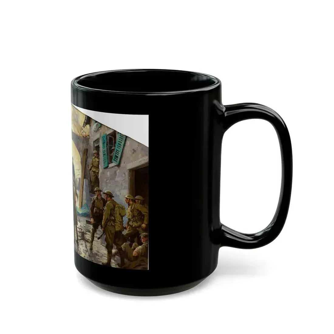 An Issue of Blankets, Saturday Evening Post story illustration, February 21, 1931 - Black Coffee Mug - Go Mug Yourself
