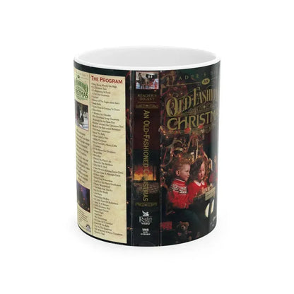 AN OLD FASHIONED CHRISTMAS (VHS COVER) - White Coffee Mug 11oz - Go Mug Yourself