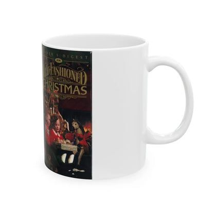 AN OLD FASHIONED CHRISTMAS (VHS COVER) - White Coffee Mug-Go Mug Yourself