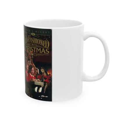 AN OLD FASHIONED CHRISTMAS (VHS COVER) - White Coffee Mug - Go Mug Yourself