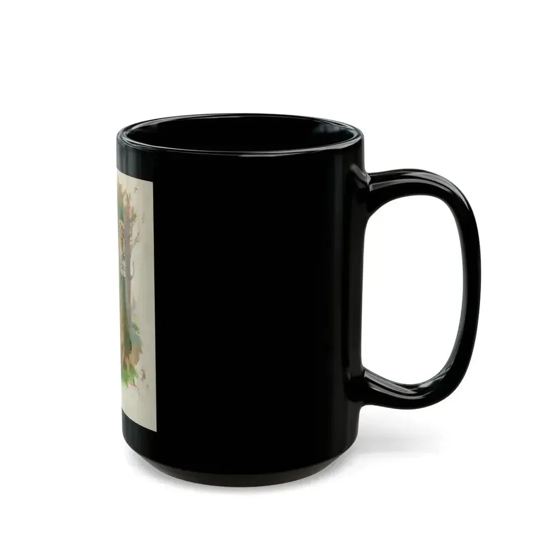 An Old Wood Cut, Cream of Wheat advertisement, 1923 - Black Coffee Mug - Go Mug Yourself