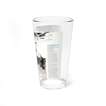 An Ordinary Day, Redbook, June 1964 (Magazine Illustration) Pint Glass 16oz - Go Mug Yourself