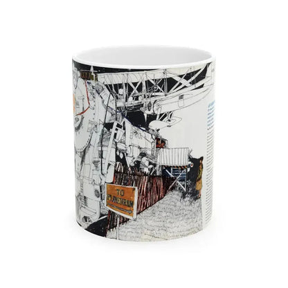 An Ordinary Day, Redbook, June 1964 - White Coffee Mug 11oz - Go Mug Yourself