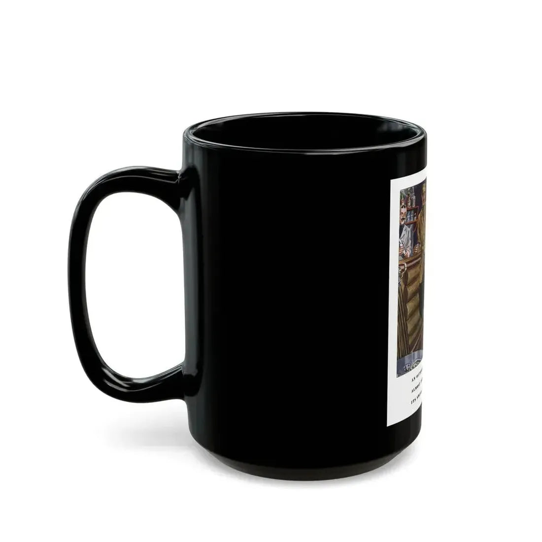 An Outfit Which Almost Yodels..., Esquire, January 1934 - Black Coffee Mug - Go Mug Yourself